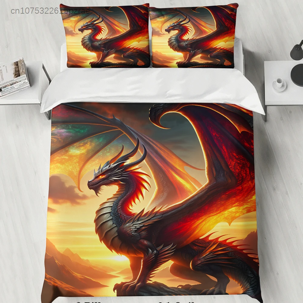 Juego de ropa de cama de dragó - 3D Printing Dragon reseña y precio