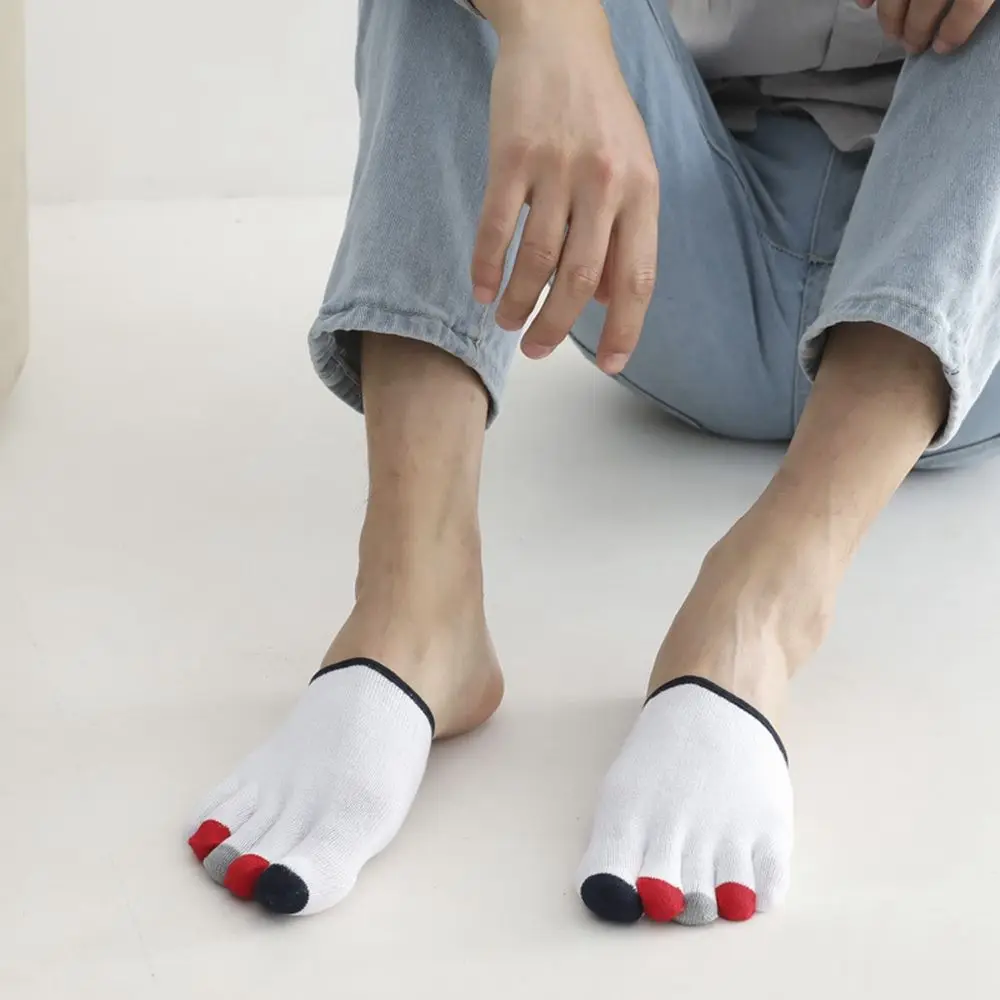 Breathable Toe Cover Women Invisible Socks Men Anti-abrasion Split Toe Socks Five-Finger Socks Men Socks Half Foot Socks