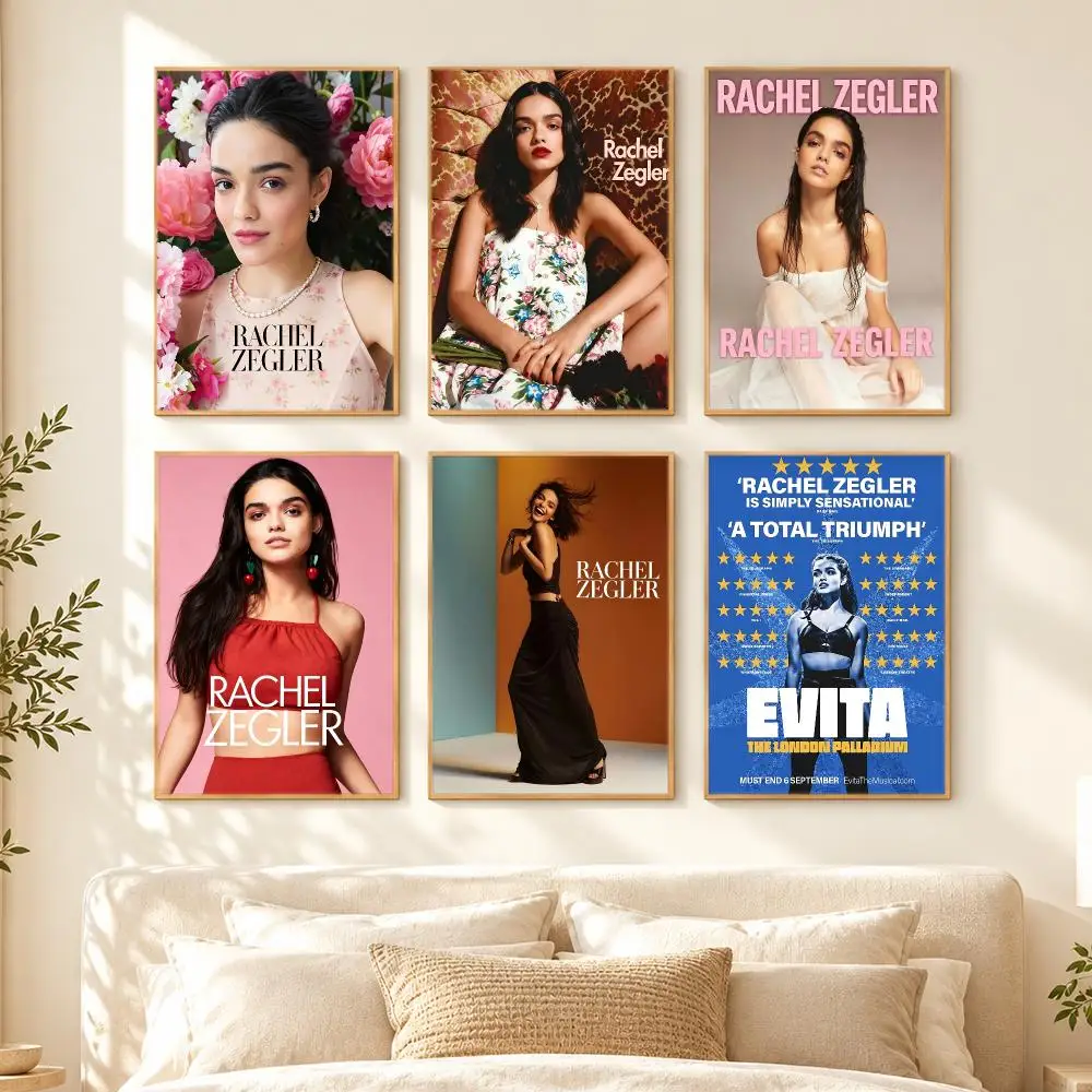 actress Rachel Zegler Poster Poster HD Printing Cozy Nordic Style for Home Decor for Living Room Bedroom Cafe Gift