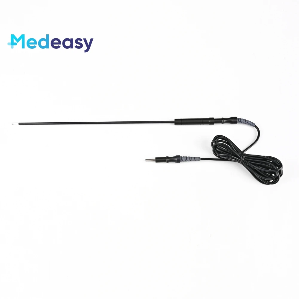 Medical Laparoscopy Reusable 5mm Electrode L Hook With Monopolar Cable