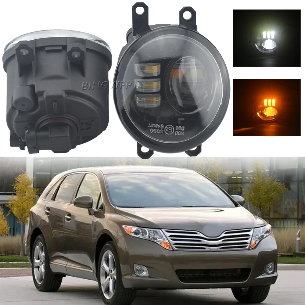 

Car LED DRL Fog Driving Lamp 12V Fog Light For Toyota Venza 2009-2012 For Toyota Yaris/Vitz 2009-2013