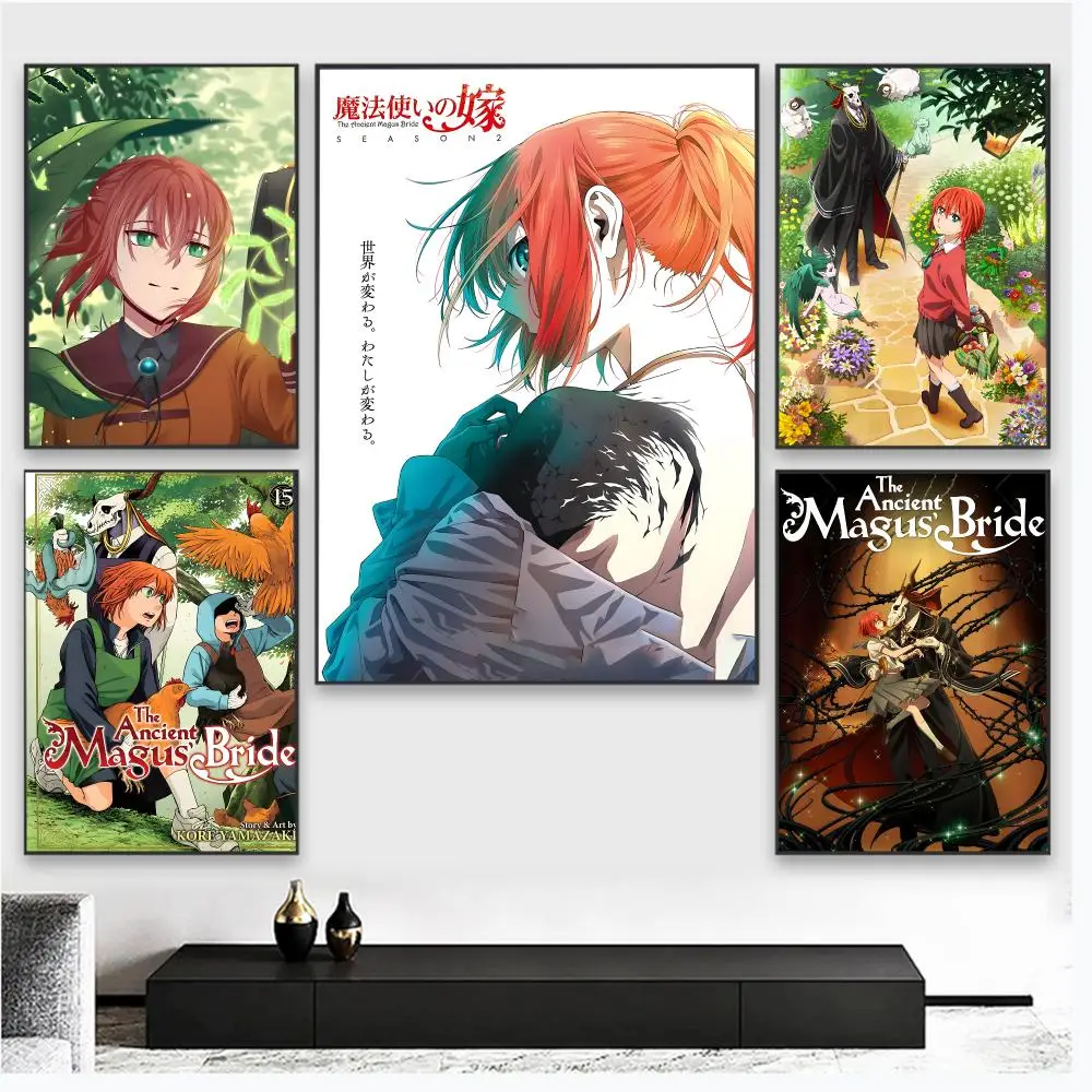 Moive The A-Ancient Magus Bride Poster Wall Art Poster Pictures, Aesthetic Home Decor For Living Room Bedroom Office