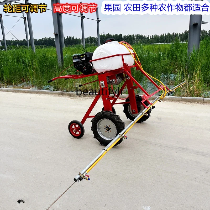 Self-Propelled Hand-Held Medicine Truck Small Spray Insecticide Machine Wheat Corn Medicine Sprayer Sprayer