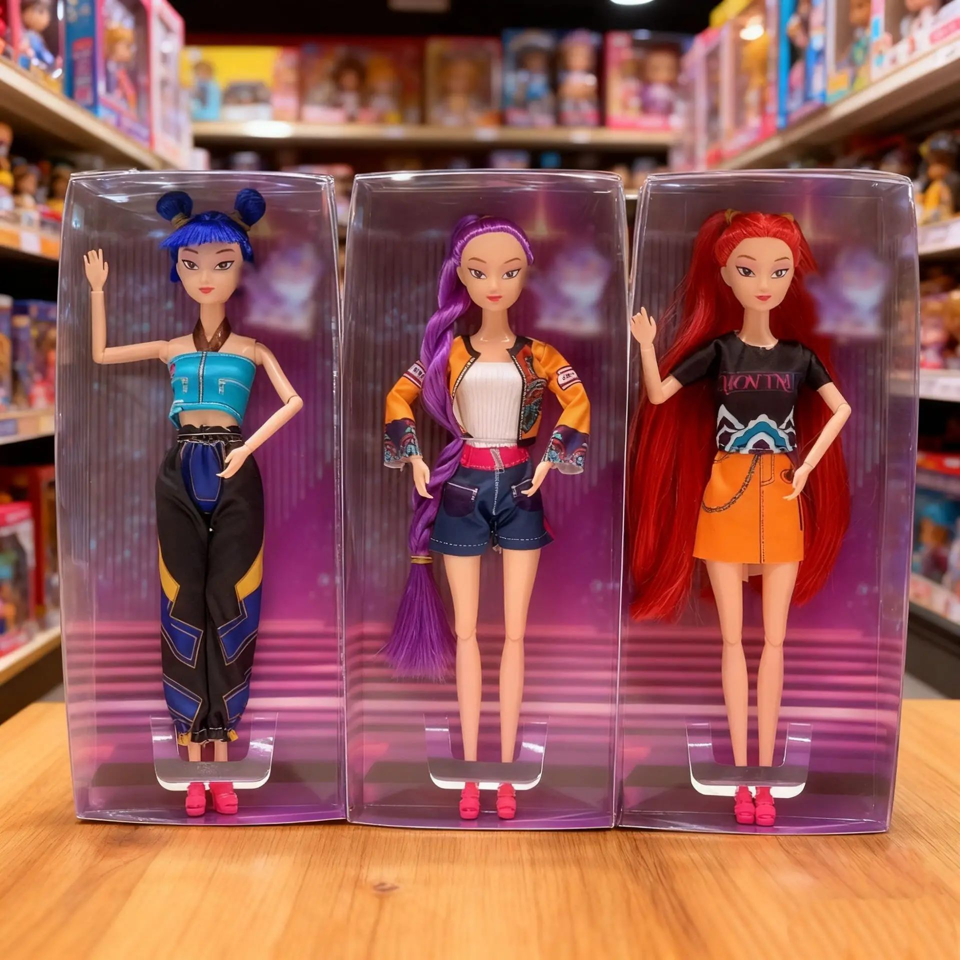 11in Kpop شيطان الصيادين عمل الشكل جديد K-POP شيطان القاتل الفينيل دمية زخرفة لعبة للطفل هدايا هدايا عيد الميلاد