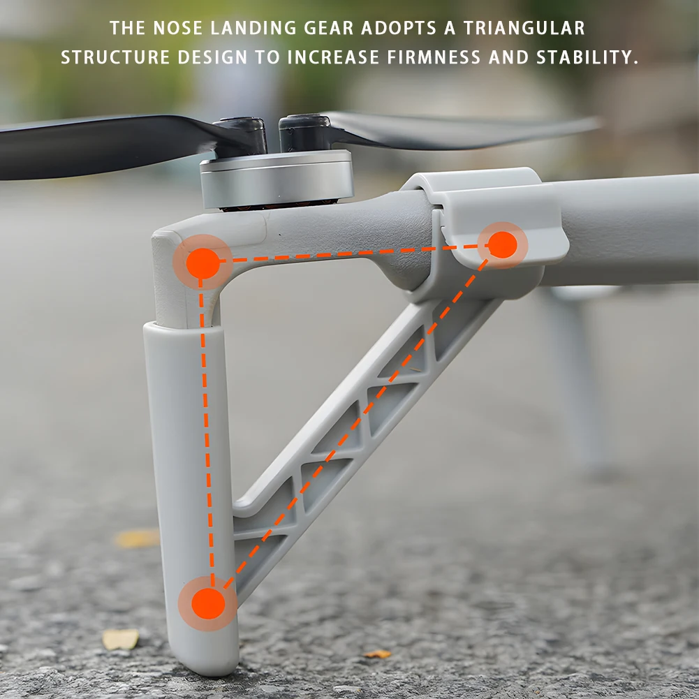 Landing Gear for Mini 4 Pro Leg, Leg Protector Extended Height Kit Landing Gear Drone Accessories for DJI Mini 4 Pro