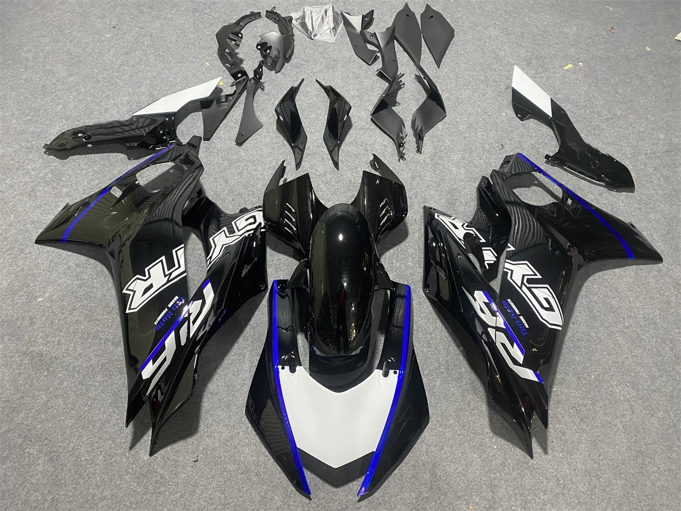 Motorcycle fairing fits Yamaha YZF-R6 17 18 19 2021 YZF600 2017 2018 2019 2020 2021 Fairing Blue White Black motorcycle shell