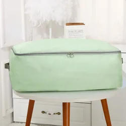Household Wardrobe Quilt Clothes Dust-proof Organizer Bag Solid Color Portable Travel Luggage Packaging Bags Home Storage Supply