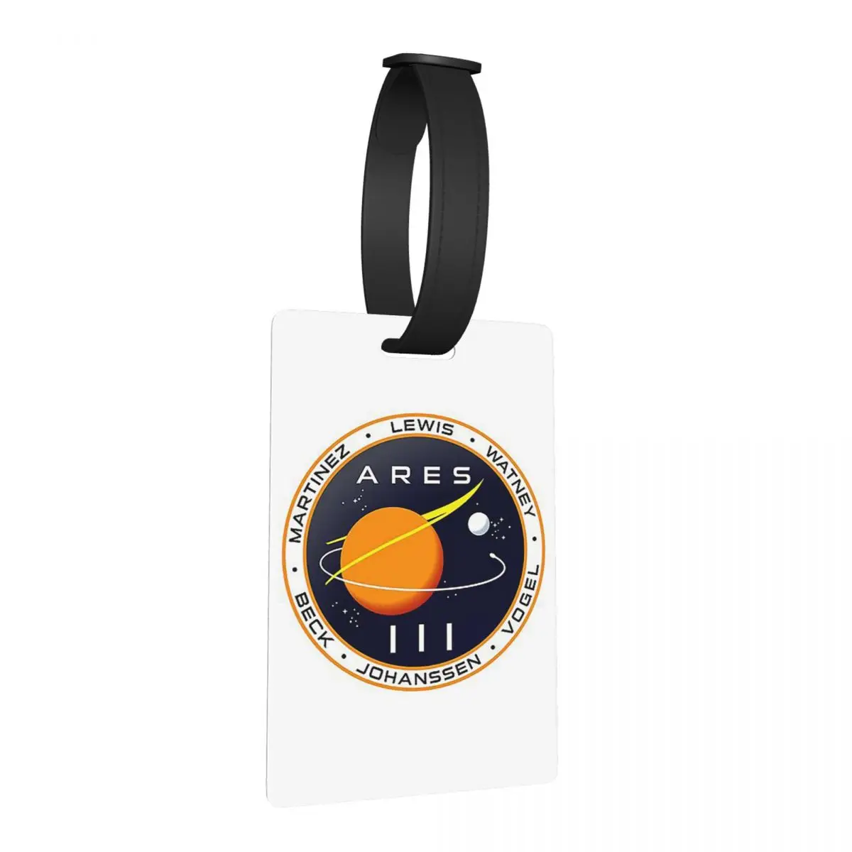 

Ares 3 Mission To Mars - The Martian Badg Luggage Tags Suitcase Travel Cute Baggage Boarding Tag Label Holder ID Name Address