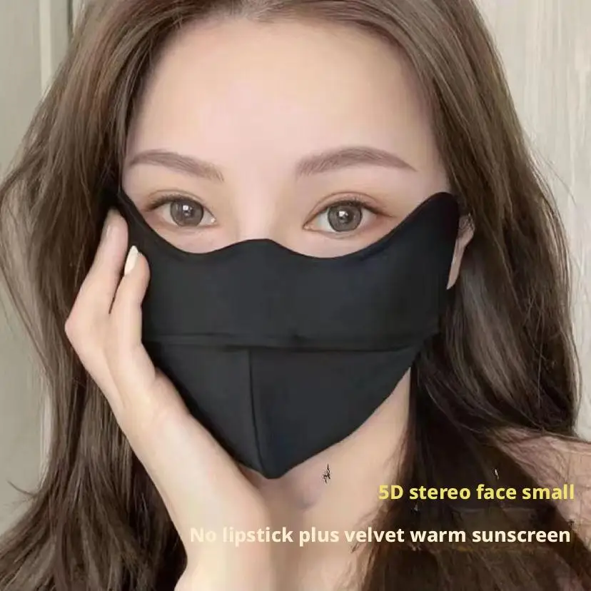 قناع شتوي دافئ للجنسين، غطاء وجه للأذن معلق من الصوف الحراري المقاوم للرياح، قناع وجه قابل للتنفس وقابل لإعادة الاستخدام لركوب الدراجات في الهواء الطلق #3