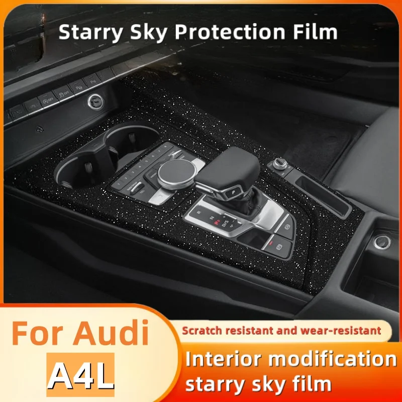 For Audi A4L 2009-2024 Starry Sky Film Interior Modification Central Control Instrument Screen Protective Film Car Interior