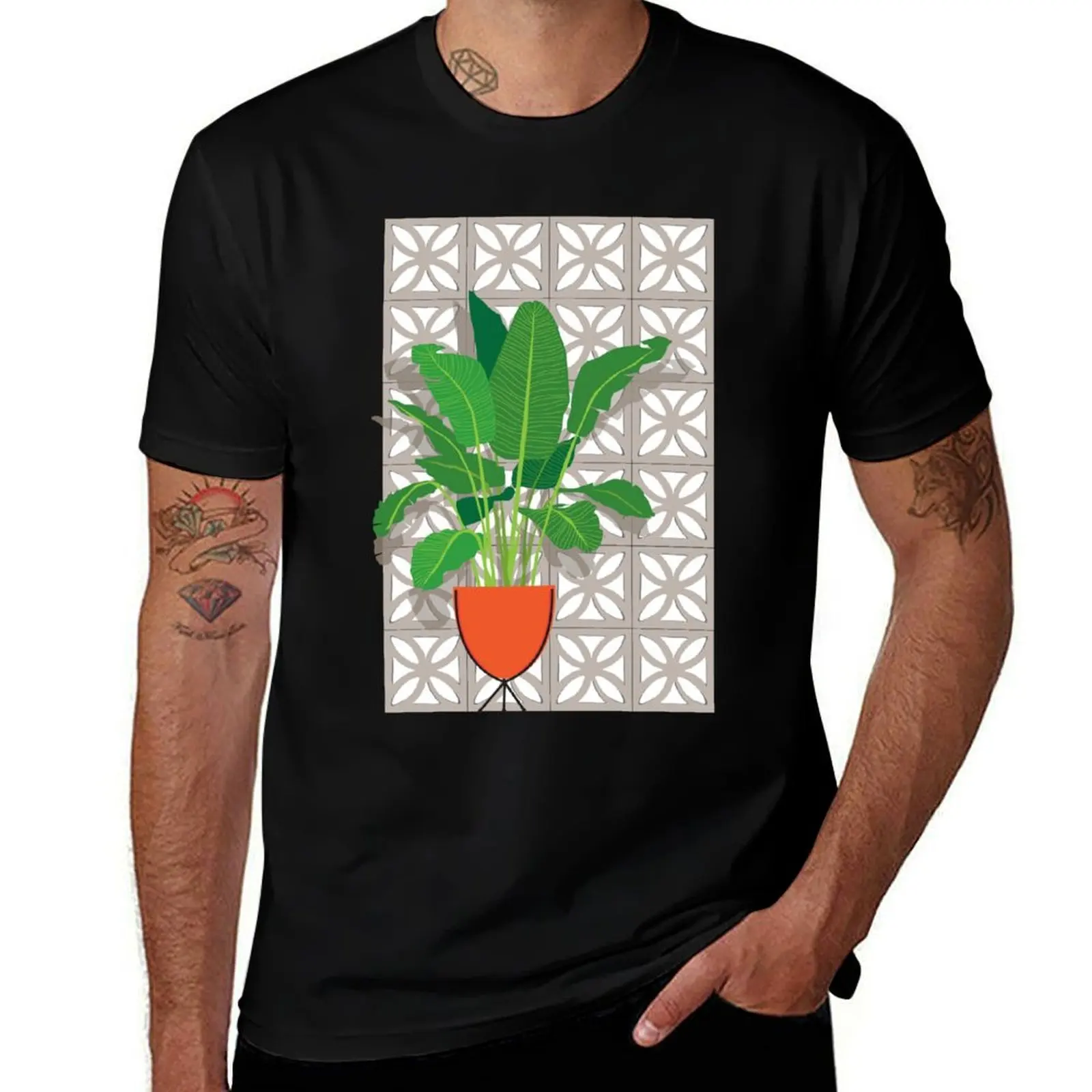 

Mod Planter T-Shirt graphics sports fans cute tops men tshirt