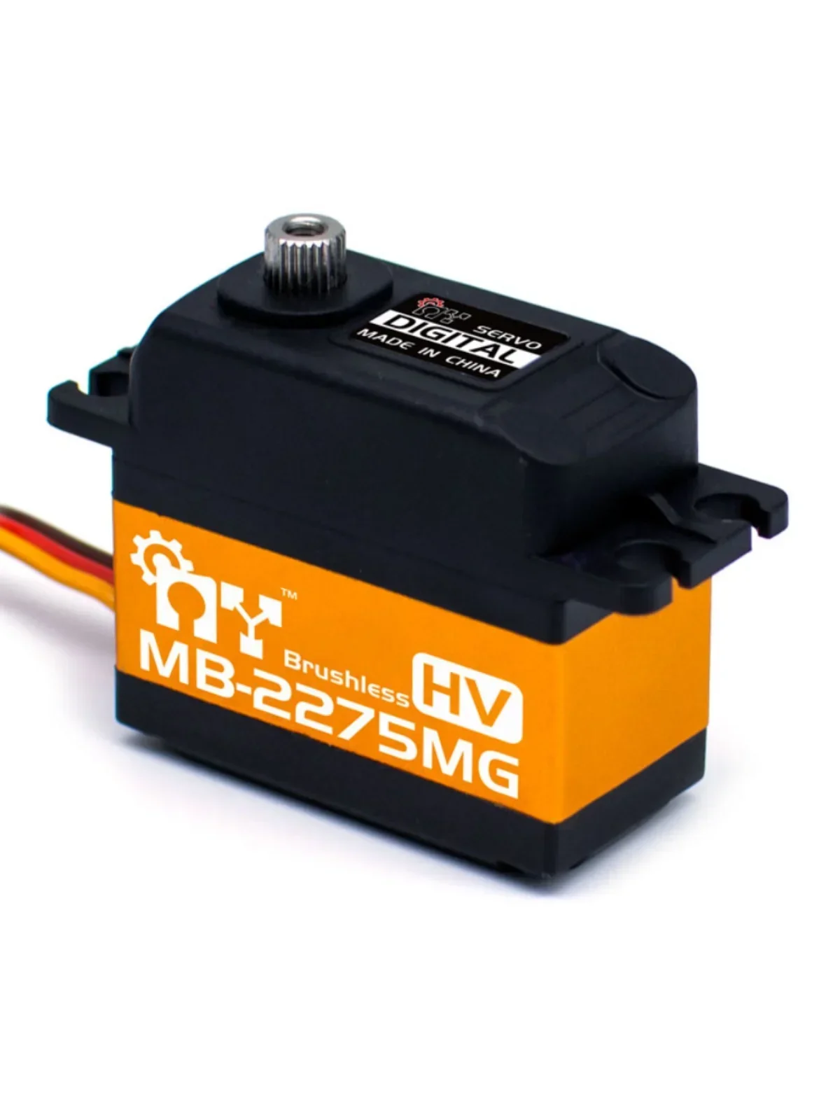 Servomotor Digital estándar de engranaje de titanio de alto Torque, MB-2275MG RC de 10KG, para Buggy Monster Truck 1/10 1/8, Escala de orugas Truggy