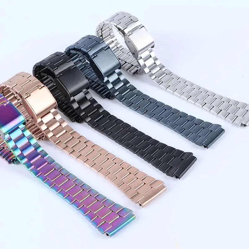 Metal Strap for Casio A159/A158/A105/A168/A169 AE1200/1300/AE500W/F105 Classic Small Square Bracelet  Stainless Steel Watch Band