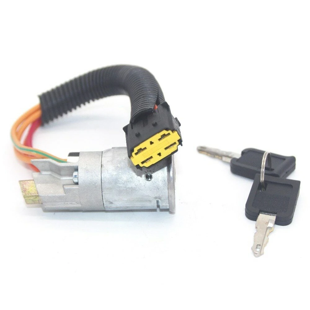 

​For Renault Clio 2 MK2 Ignition Switch Starter Lock Barrel & 2 Keys 7701469419