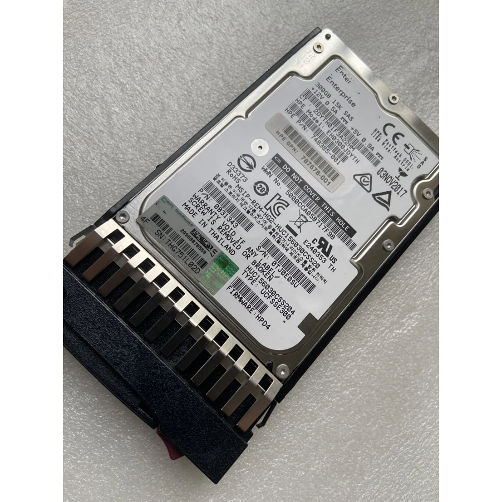 300 ГБ для HP J9F40A MSA 12G SAS 15K 2,5 787678 -001 748385 -001 748385 -001 Жесткий диск