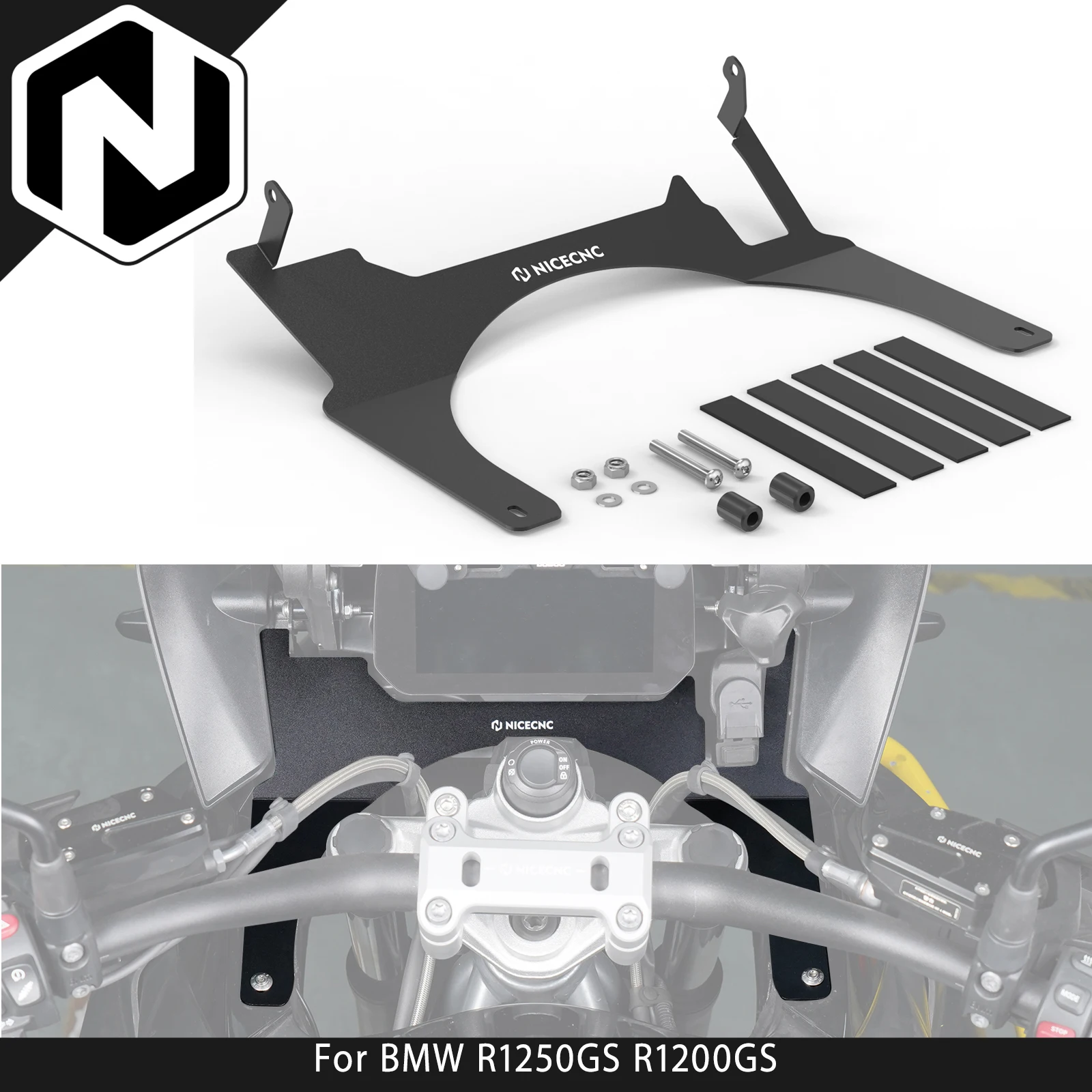 Motorcycle Cockpit Fairing Updraft Deflector For BMW R1250GS 2018-2023 2022 2021 2020 2019 BMW R1200GS 2016-2018 2017