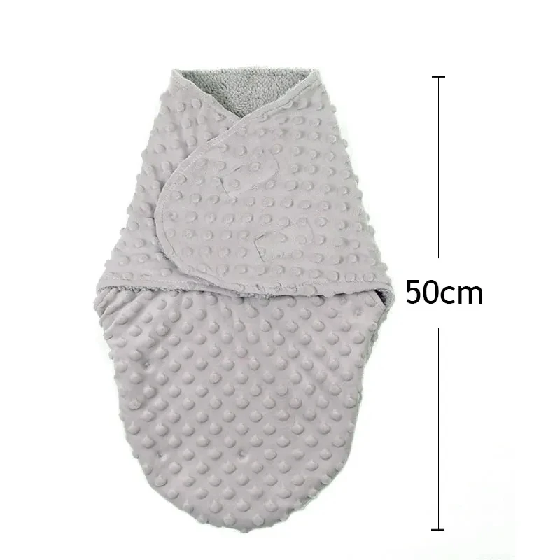 Newborn Wrap Swaddle Warm Soft Wool Blanket Baby Sleeping Bag Comfortable Super Soft Cotton Thickened Cocoon Suitable for Babies