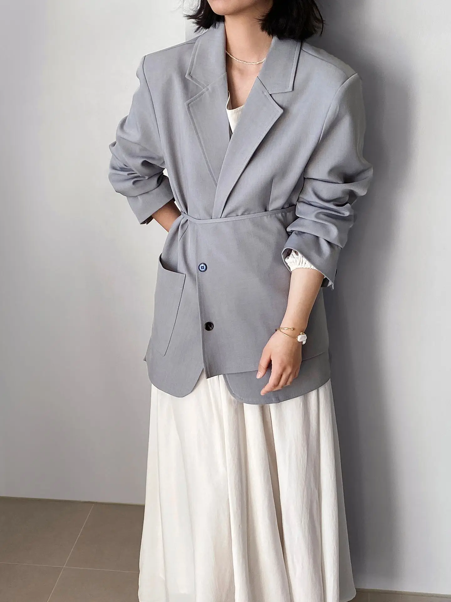 سترة LIMO لخريف وشتاء 2025 سترة نسائية من البوليستر اللدنة للعمل المكتبي ملابس خارجية أنيقة رسمية #2