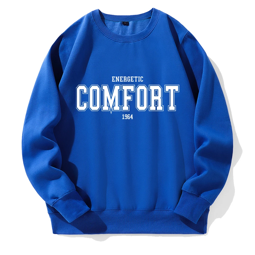 

Energetic Comfort 1964 Street Letter Mens Sweatshirts Fashion Sport Hoody Fleece Warm Comfortable Hooded Basic All Match Hoodie