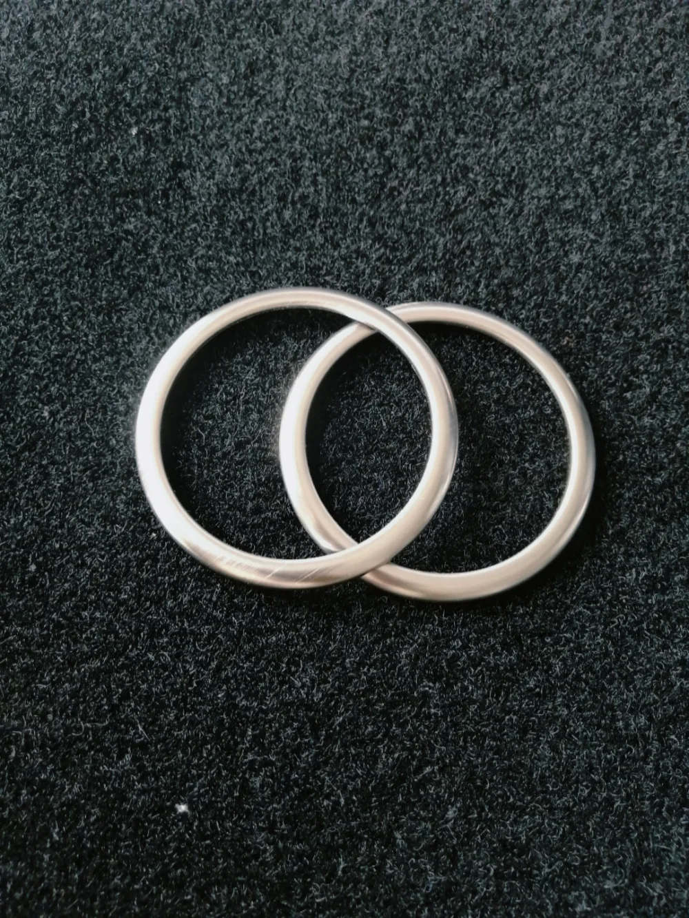 Stainless Steel Dashboard Speaker Sound Rings for Renault Duster 2023+ 2pcs Car Accessories