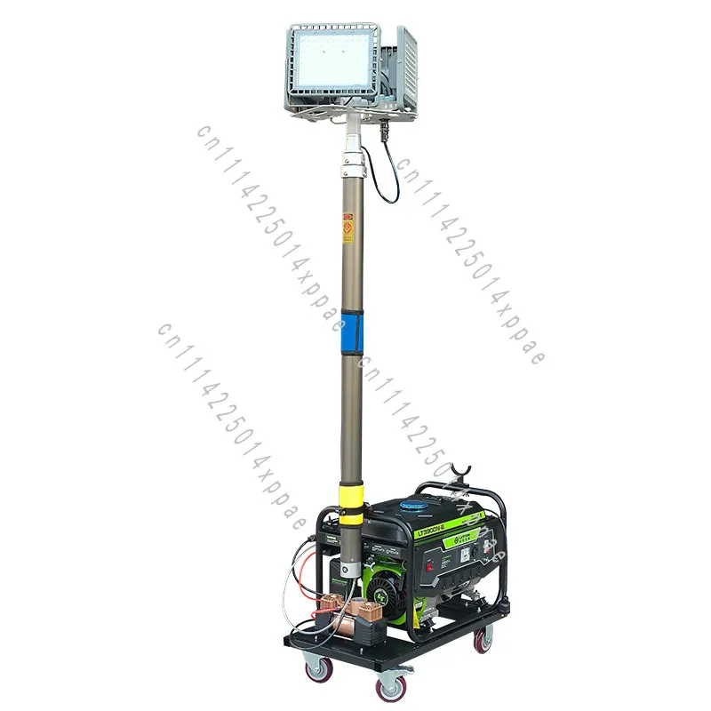 Mobile Lighting Vehicle Automatic Lifting Flood Control Construction All-round Floodlight  and DieselPowerGenerationLamp
