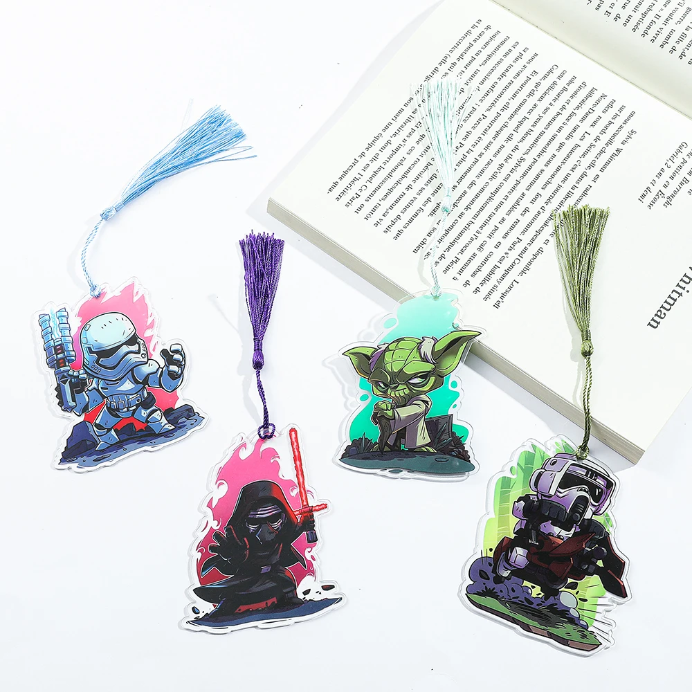 

Creative Star Wars Acrylic Cartoon Bookmarks Movie Fanatic Collectible Gifts Birthday Gifts for Friends and Family