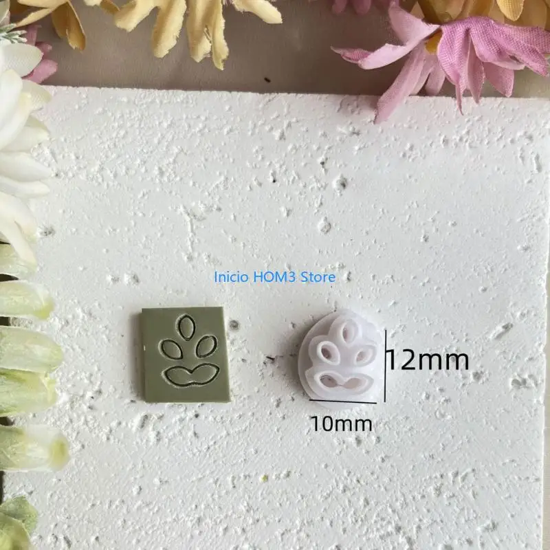 

A5YD 5Pcs Small Flower Shaped Clay Cutter Clay Molds Set for Clay Earrings, Clay Earring Cutter for Jewelry Making