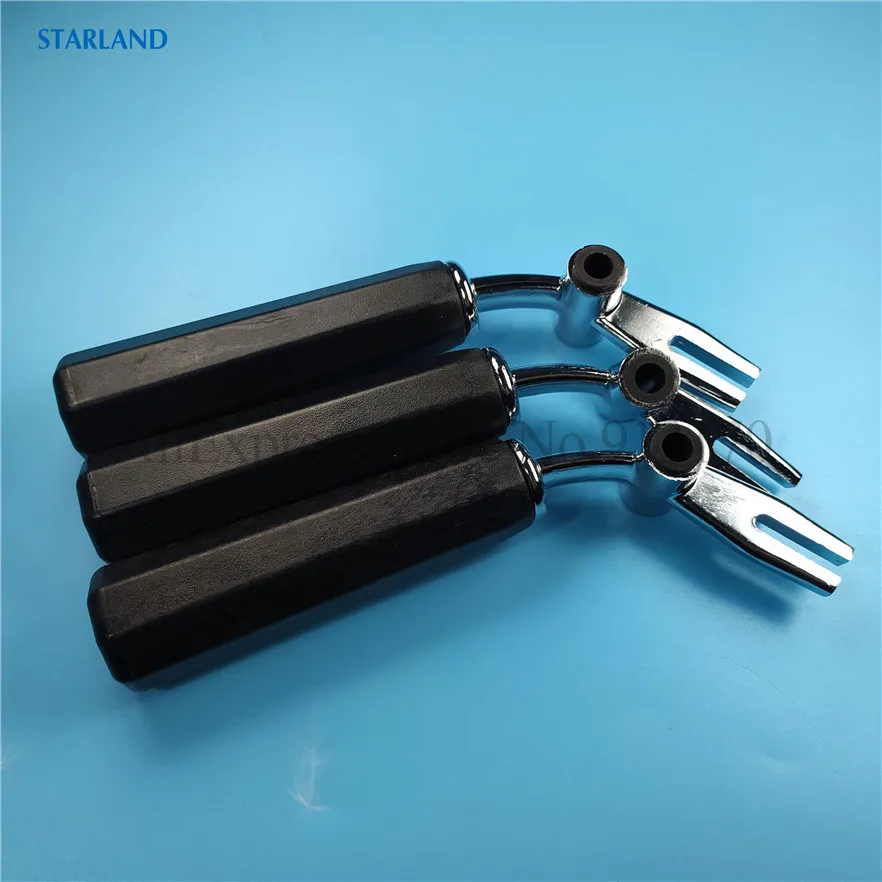 3 في 1 عتلات يدوية مقابض سوداء ملحقات قطع غيار سفلية سداسية لاستبدال آلات الآيس كريم الناعمة MQL/MK