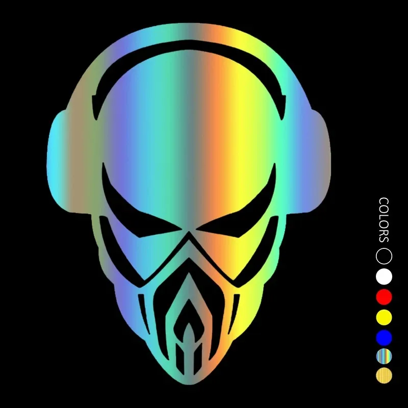 ملصق سيارة محطة القراصنة ملصق سيارة ملصقات مقاومة للماء على نافذة المصد الخلفي الفينيل يموت قطع لا خلفية 5.5x7 سم PVC KK