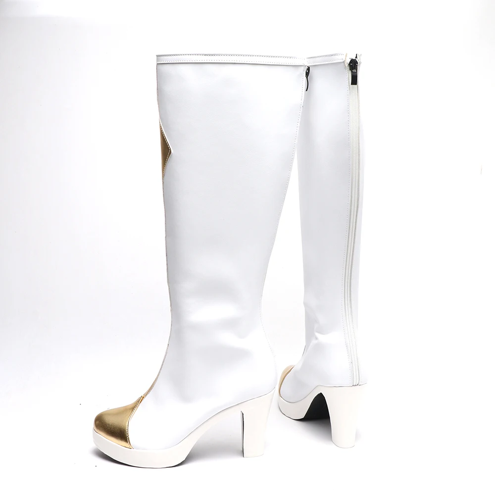 Anime-Lelouch Code Geass Queen CC Scarpe Cosplay Stivali di Carnevale di Halloween Realizzati su misura