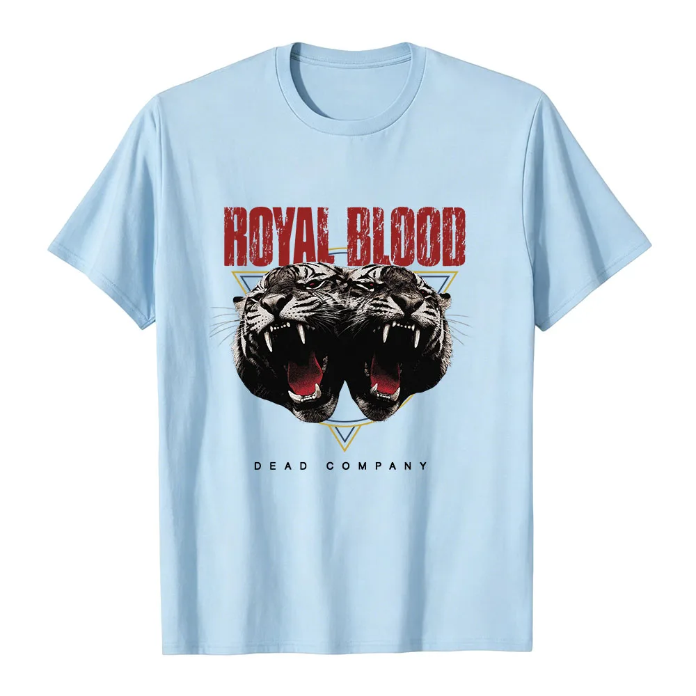 Herren Damen Royal Blood Band T-Shirt Dead Company Double Tiger Grafikdruck Merch Kurzarm Baumwolle Casual Tees Unisex T-Shirts – Detail 8