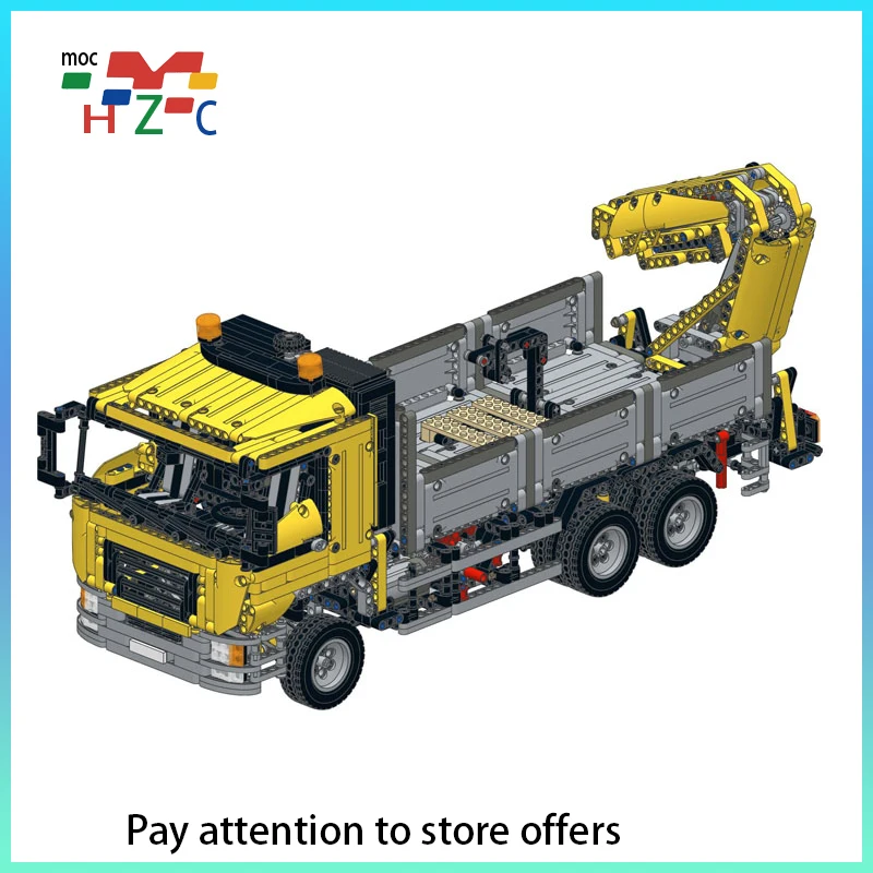 

Moc-4156 MAN Transport Truck MOC-4157 Power Function RC Motor Vehicle Building Blocks Toys Educational Gifts