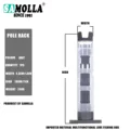 grey pole rack