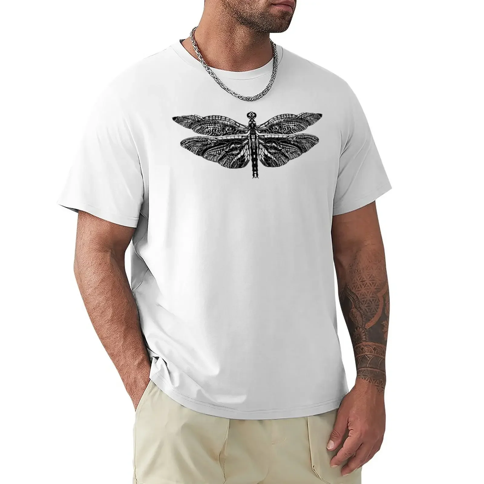 Dragonfly T-Shirt sports fans Aesthetic clothing sweat mens funny t shirts