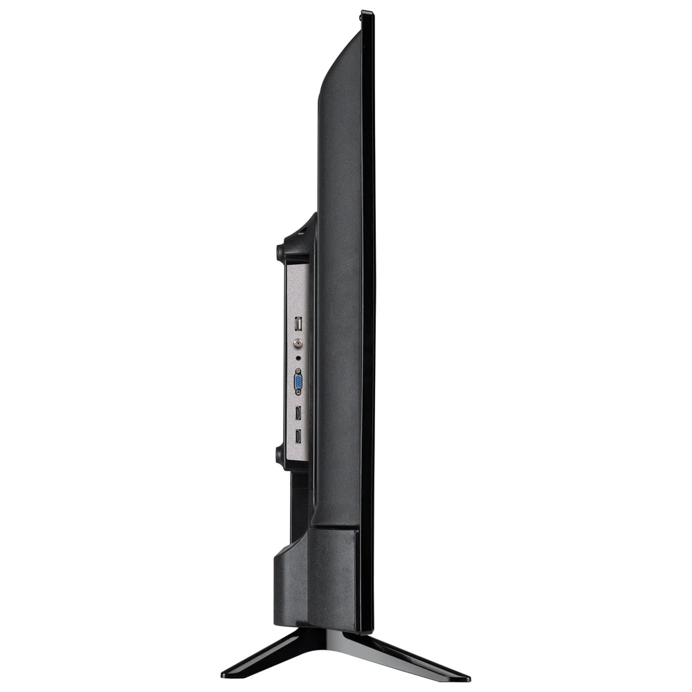 تلفزيون DLED 40 بوصة 1080 بكسل عالي الدقة قابل للتركيب على الحائط HDMI USB مكون مدخلات مكبرات صوت ستيريو ميزات مشغل الوسائط