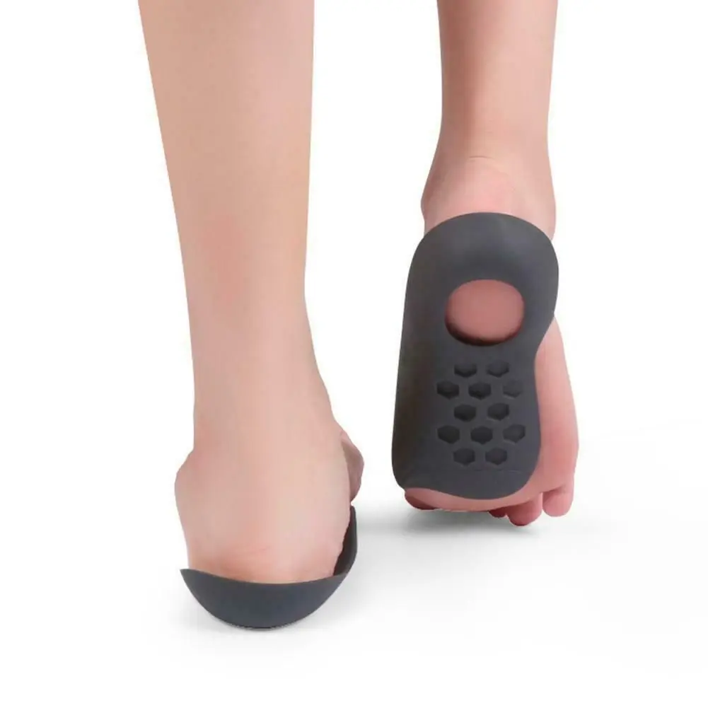 فارس قوس قدم التهاب اللفافة الأخمصية نعل شقة العناية بالقدم باطن وسادة تقويم العظام النعال العظام #4