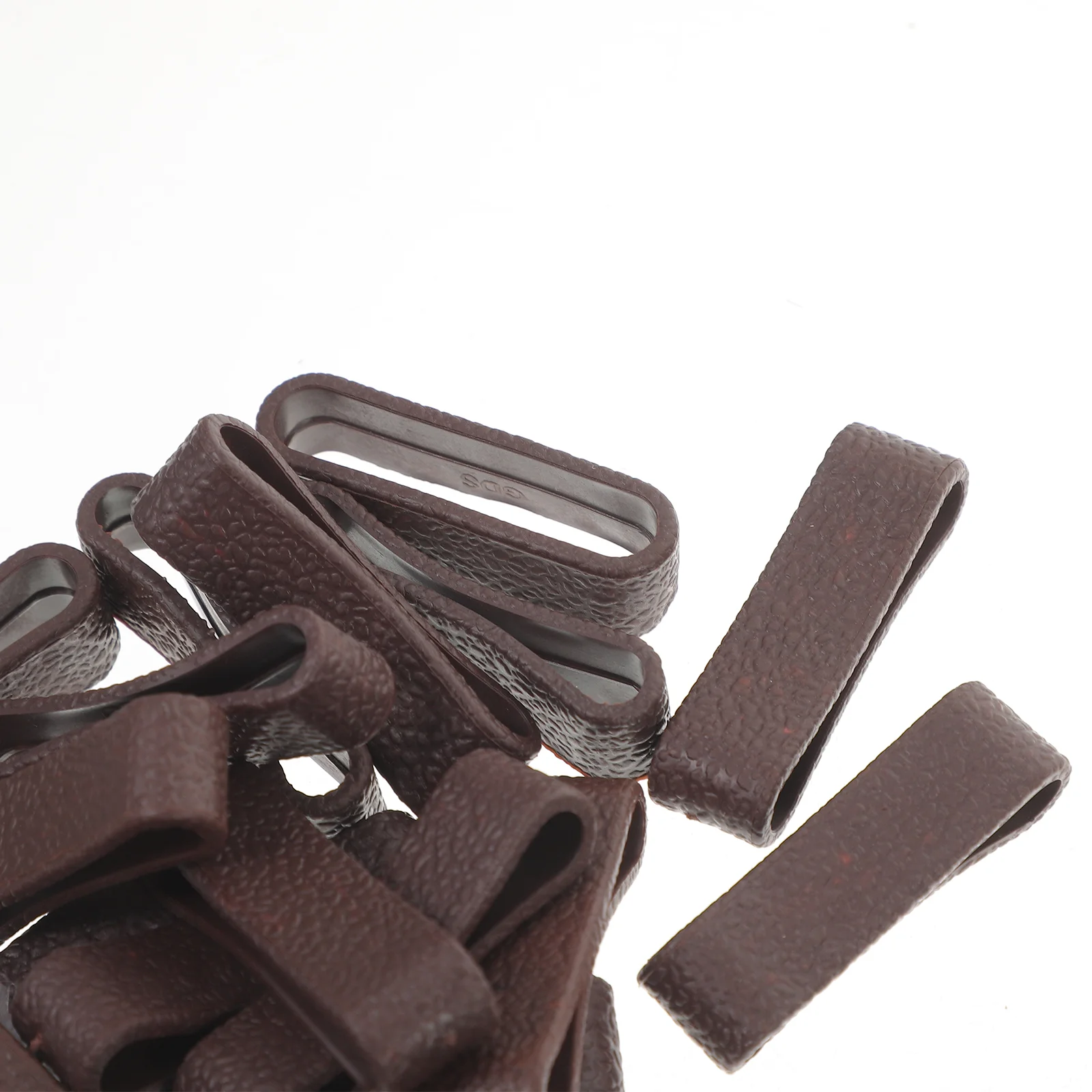 30 Pcs Belt Accessories Strap Retainers Belts for Men PU Keepers Loops Backpack Seat Outdoor Hoops Duty