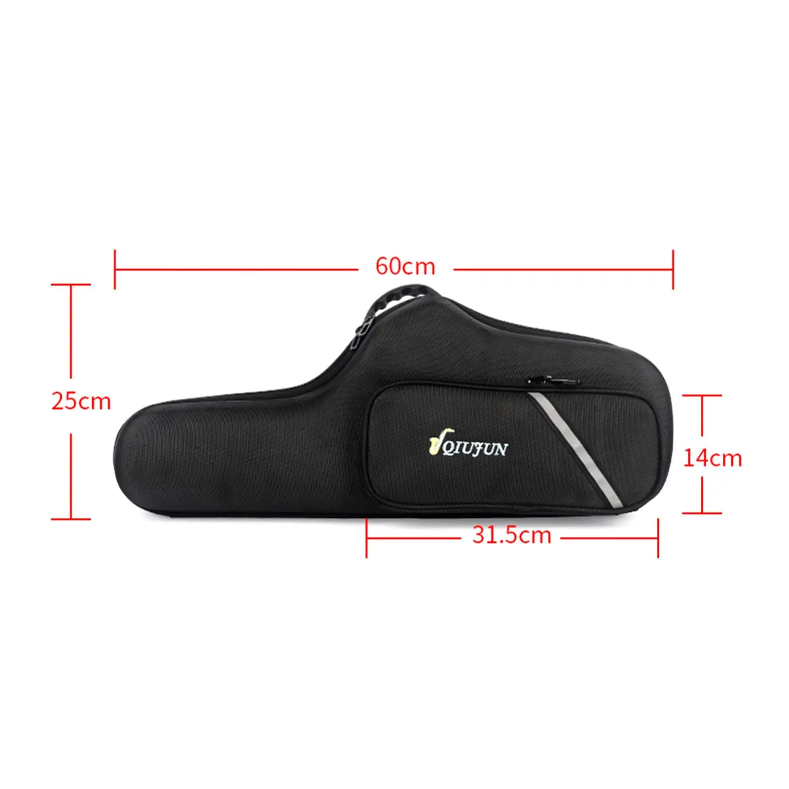 

Alto Saxophone Case Shockproof Carrying Handle Zipper Sax Protective Bag for Performance Stage Exercise Outdoor Accessories