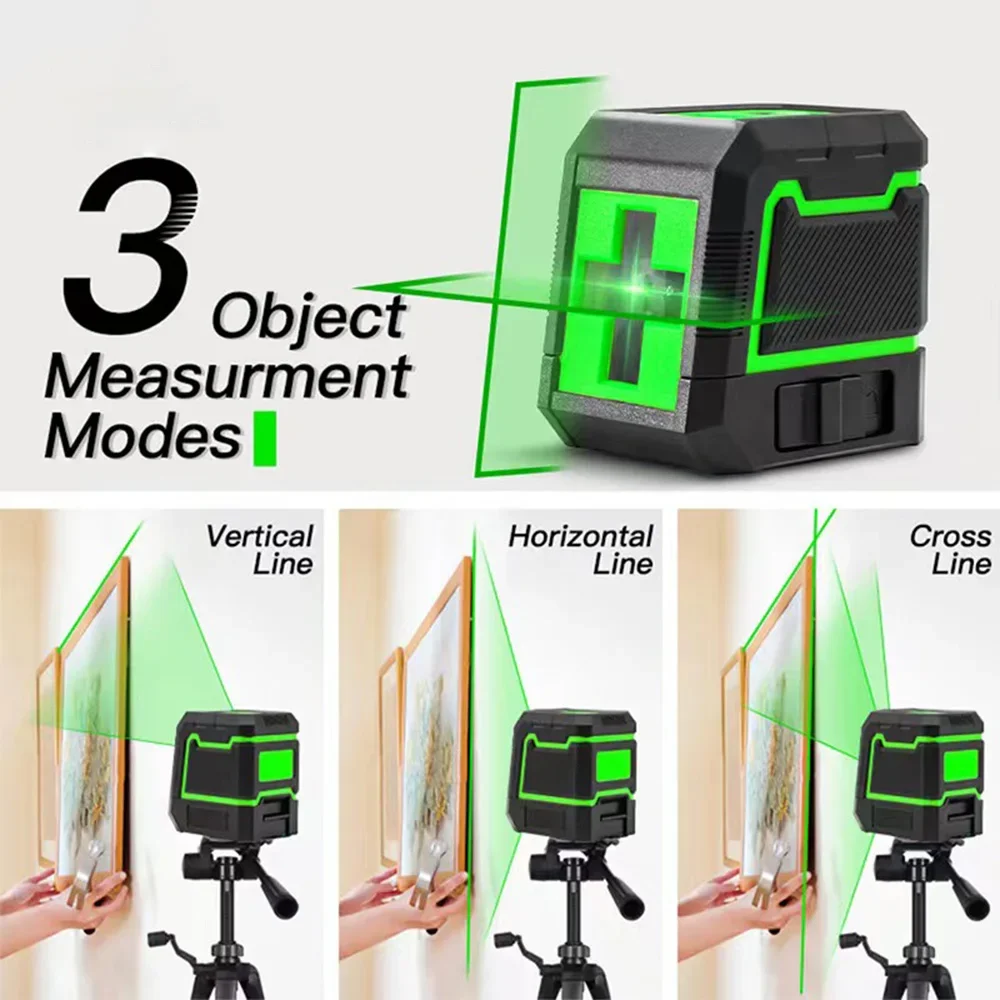 Imagem -02 - Linhas de Nível Laser Auto-nivelamento Horizontal & Vertical Cruz Super Poderosa Linha de Feixe de Laser Verde Profissional Ferramenta de Nível de Laser 2