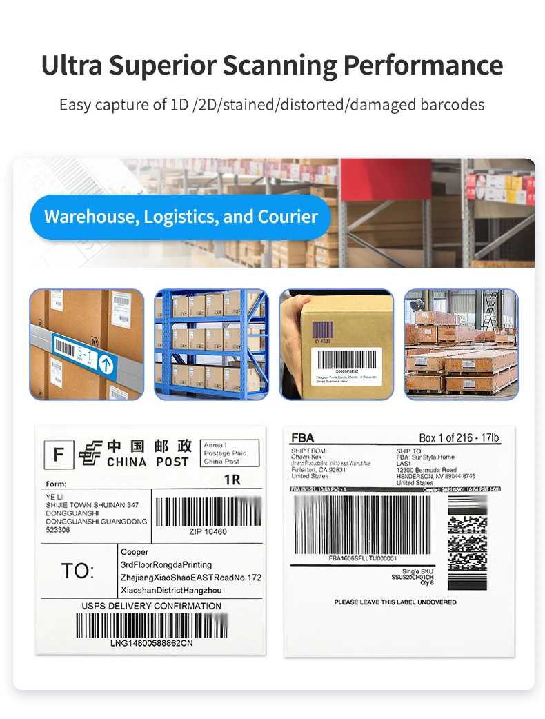 PDA 4+64GB 6Inch Rugged Android 14 GMS Barcode Scanner Ultra High Scanning Performance for Warehousing Retail Manufacturing