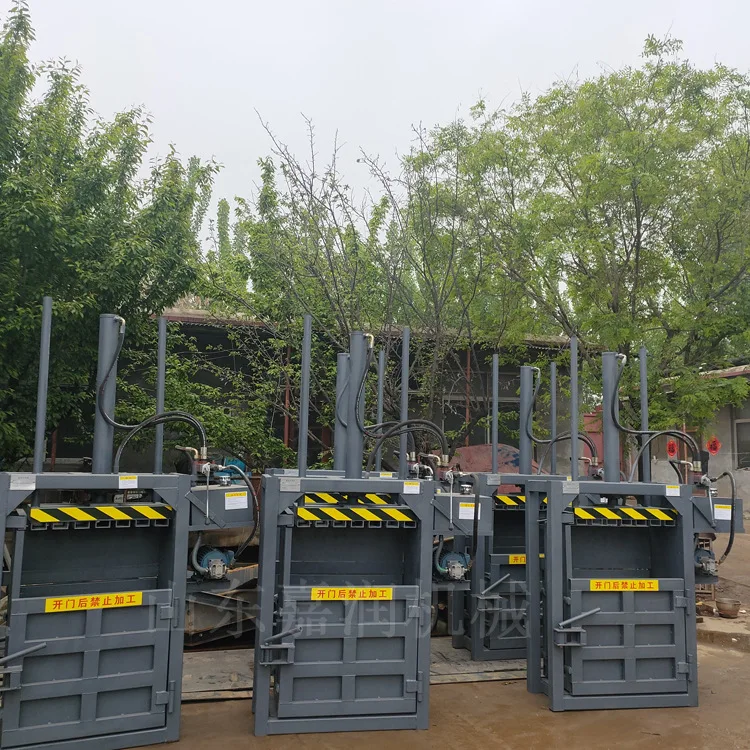 HCY multifunctional hydraulic baler, waste carton compression baler, clothing waste compressor
