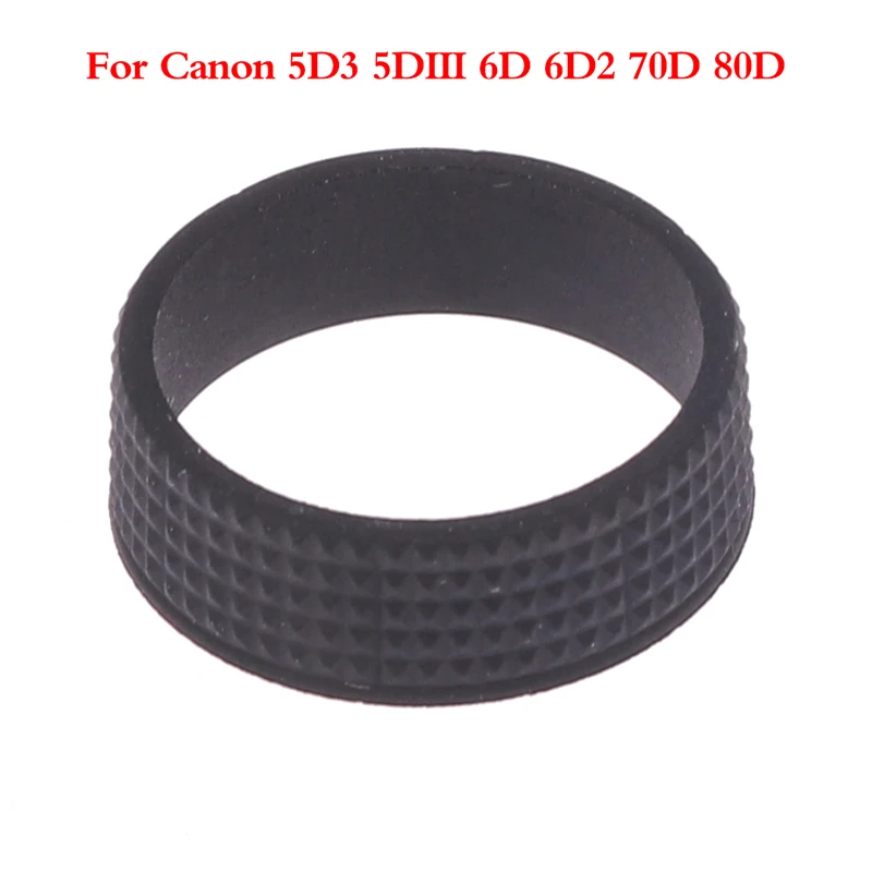 1Pc Top Cover Modus Dial Knop Rond Cirkel Rount Rubber Camera Spare Part Voor Canon 5D3 5Diii 6D 6D2 70D 80D