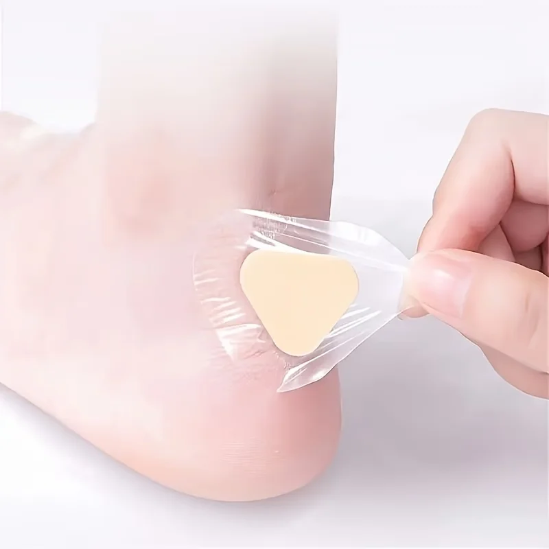 10-20 Pieces of Triangular Multi-Purpose Heel Anti-Wear Pads, Suitable for Flexible Invisible Foot Care Pads for Heels, Toes, and Ankles, Waterproof Anti-Friction Shoe Protection Patches, Unisex