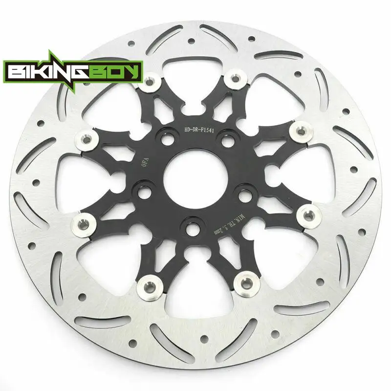 BIKINGBOY FLSTF Fat Boy FXSTC Custom FXSTS Springer 90 91 92 93 94 95 96 97 98 99 FXWG 82-86 FXSTSB Rear Brake Disc Disk Rotor