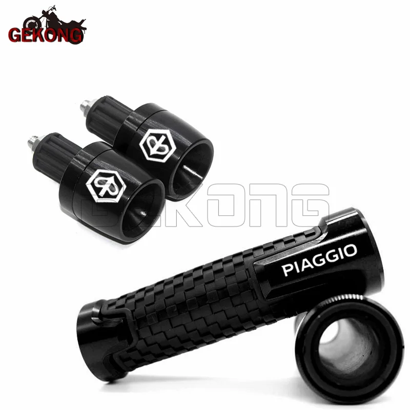 For Piaggio Beverly 300 MP3 500 Medley Liberty Zip 50 150 125 Motorcycle Hand Grips Handle Bar End Cap image 4