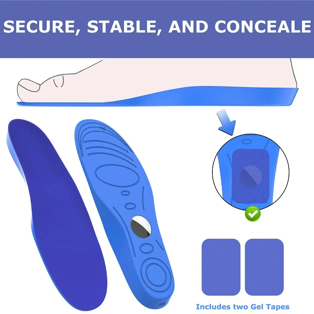 

Insoles for Airtag Tracking Devise Hidden Holder Comfortable Securely Mounted Shoe Inserts Tracker Insoles for Kids and Child