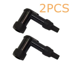 2Pcs Universal Motorcycle Ignition Spark Plug Cap Moped Scooter Dirt Bike Straddle Type Motorcycle Cub Underbone Spare Parts