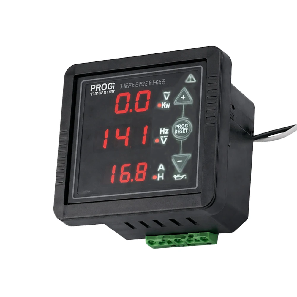For Mebay GV27VS Generator Digital Meter Voltage Frequency Display Instrument With Over Power Alarm Protection Function