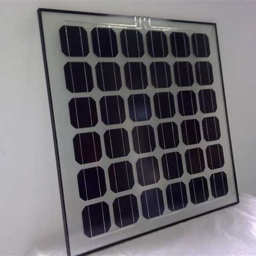 25% Transparent Solar Panel Mono Photovoltaic BIPV Double Glass Solar Panel 290W