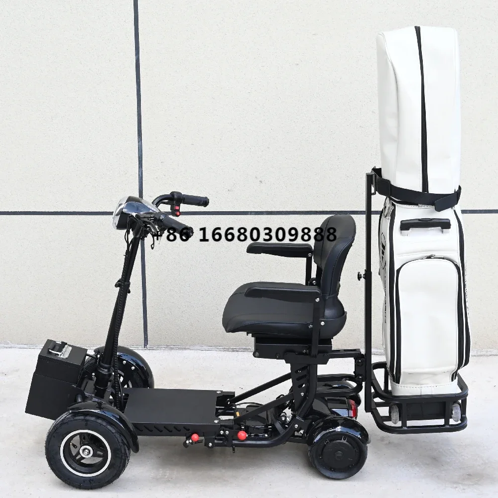 

golf cart scooter super powerful Foldable Lightweight 4 Wheel Power Mobility Electric Fat tire golfcart electric golf trolley